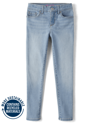 Girls Basic Super Skinny Jeans | The Children's Place - ATLAS WASH
