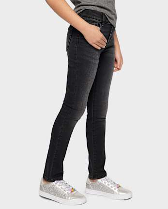 Girls Basic Skinny Jeans BLACK The Children s Place