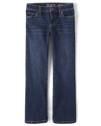 Girls Stretch Bootcut Jeans 2-Pack