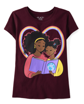 Girls Reading Time Graphic Tee