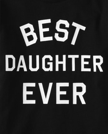 Girls Best Daughter Ever Graphic Tee