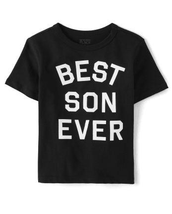 Baby And Toddler Boys Best Son Graphic Tee