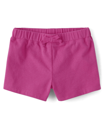 Gensami kids knitted casual shorts - Pink