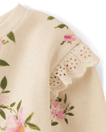 Toddler Girls Floral 2-Piece Outfit Set