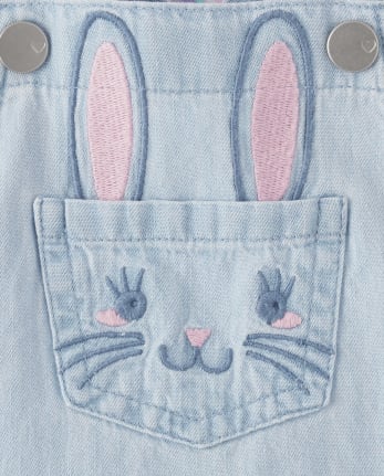 Toddler Girls Bunny Skirtall 2-Piece Outfit Set