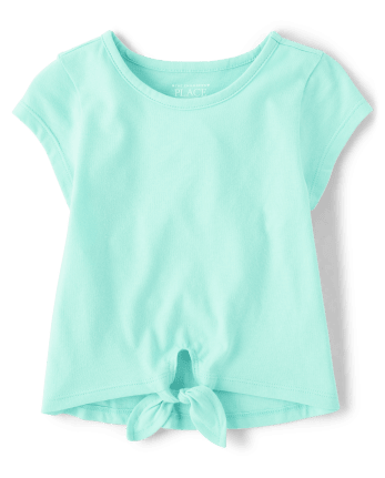 Toddler Girls Tie-Front Top