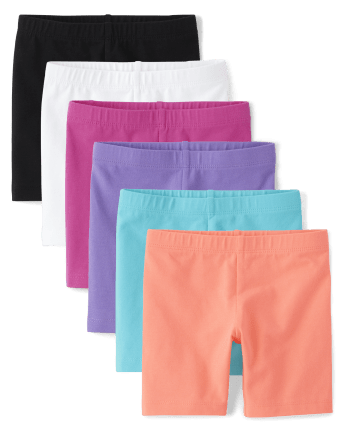 Toddler Girls Bike Shorts 6-Pack