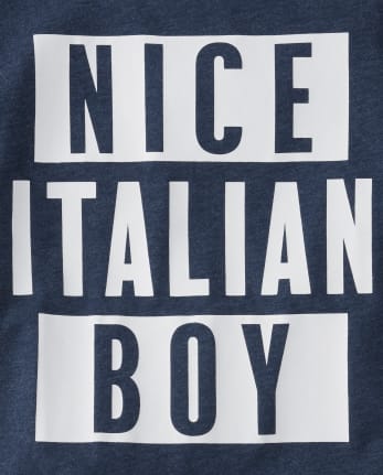 Boys Nice Italian Boy Graphic Tee