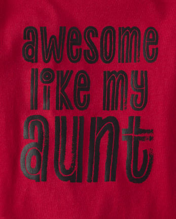 T-shirt graphique de tante génial pour bébés et tout-petits garçons