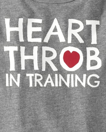 Baby And Toddler Boys Heart Throb Graphic Tee