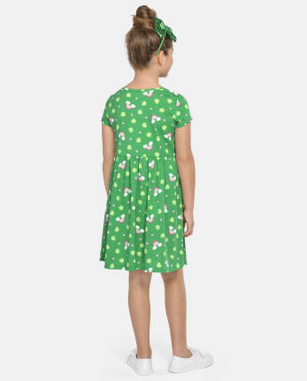 Vestido diario para niñas del día de San Patricio