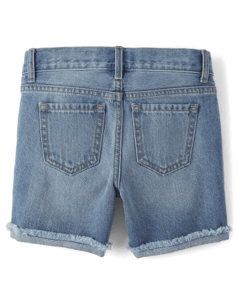 Niña Roll Cuff Jeans / Mezclilla Midi Shorts 2-Pack