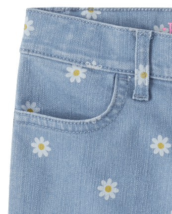 Short en jean Daisy Skimmer pour fille