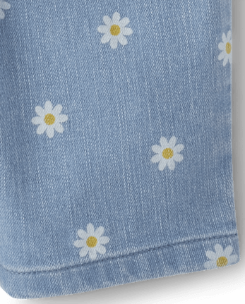 Short en jean Daisy Skimmer pour fille