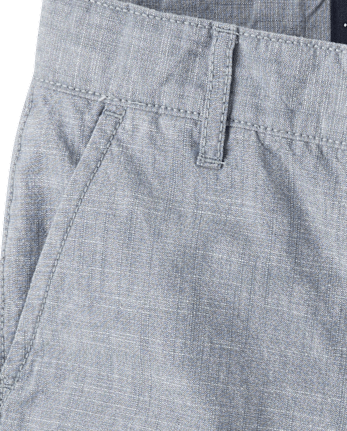 Short chino texturé pour garçon