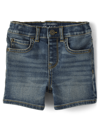 Baby And Toddler Boys Jean Shorts | The Children's Place - DEGROOT WASH
