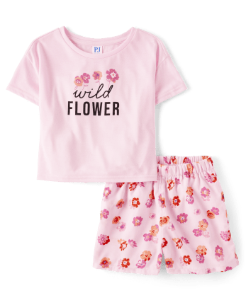 Girls Mommy And Me Wild Flower Pajamas