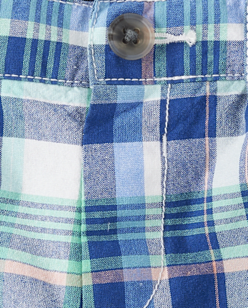 Shorts chino à carreaux pour bébés et petits garçons