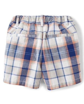 Baby And Toddler Boys Plaid Chino Shorts