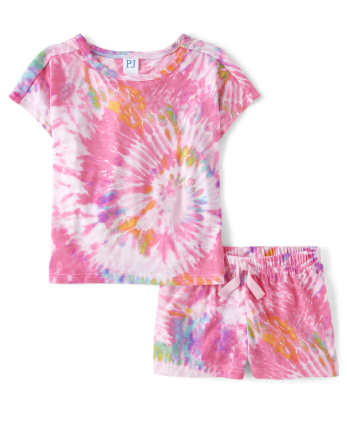 Tie dye hotsell pajamas girl