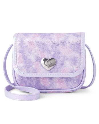 Girls Iridescent Tie Dye Crossbody Bag | The Children's Place - MULTI CLR