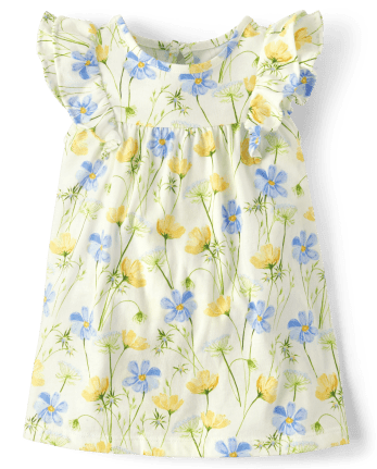 Vestido tipo body floral para bebés mamá y yo