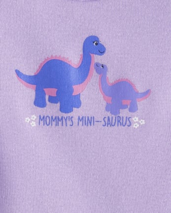 Baby Girls Dino Bodysuit 5-Pack