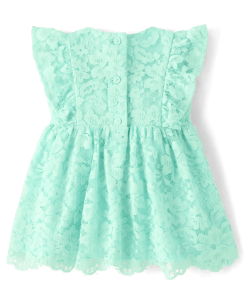 Baby Girls Mommy And Me Lace Fit And Flare Dress