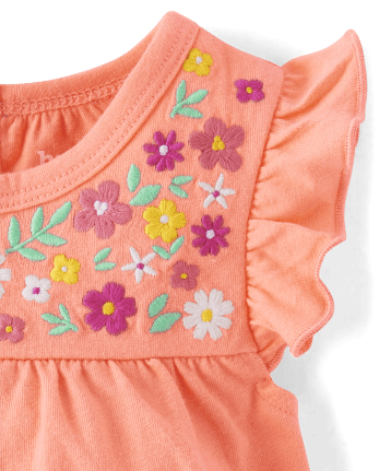 Baby Girls Floral Romper 2-Pack