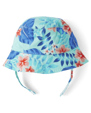 Baby Boys Matching Family Tropical Poplin Romper 2-Piece Outfit Set