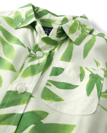 Baby Boys Matching Family Palm Leaf 2-Piece Outfit Set