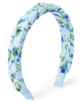 Girls Floral Braided Headband  The Children's Place - WHIRLWIND