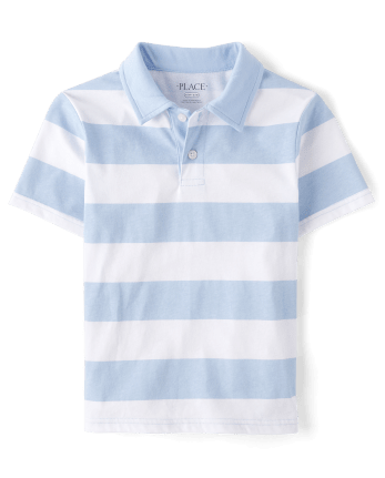 Boys Striped Polo