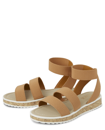 Girls Elastic Sandals