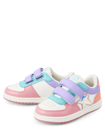 Toddler Girls Colorblock Low Top Sneakers | The Children's Place ...
