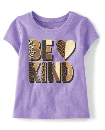 Baby And Toddler Girls Be Kind Graphic Tee