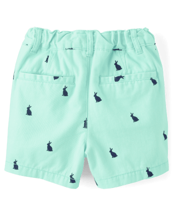Baby And Toddler Boys Print Chino Shorts