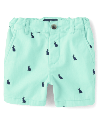 Baby And Toddler Boys Print Chino Shorts