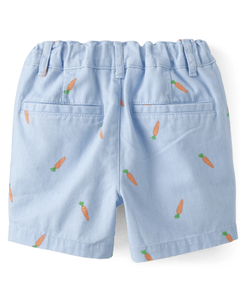 Baby And Toddler Boys Print Chino Shorts