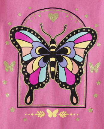 Niña Kind Camisetas estampadas 4-Pack