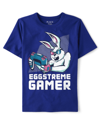 Boys Easter Gamer Graphic Tee