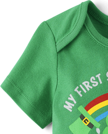 Baby First St. Patrick's Day Graphic Bodysuit