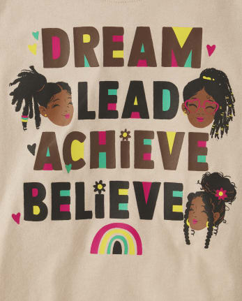 Camiseta con gráfico Dream para niñas
