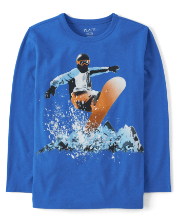 Boys Snowboard Graphic Tee