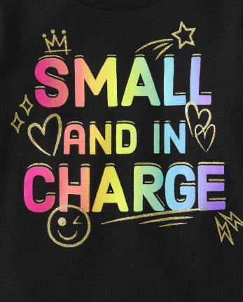 Paquete de 2 camisetas con estampado Sassy para bebés y niñas pequeñas