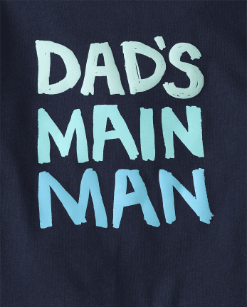 Baby And Toddler Boys Dad's Main Man Graphic Tee