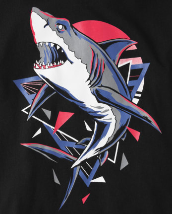 Shark tshirt boys clearance