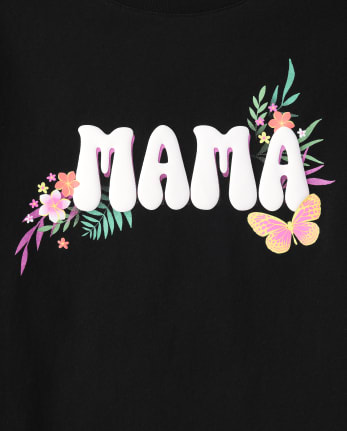 Camiseta gráfica para mujer mamá y yo mamá