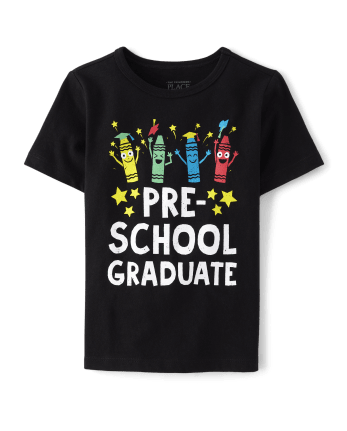 Baby And Toddler Boys Pre-School Graduate Graphic Tee