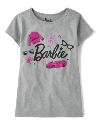 Girls Short Sleeve Barbie Icon Graphic Tee | The Children's Place ...